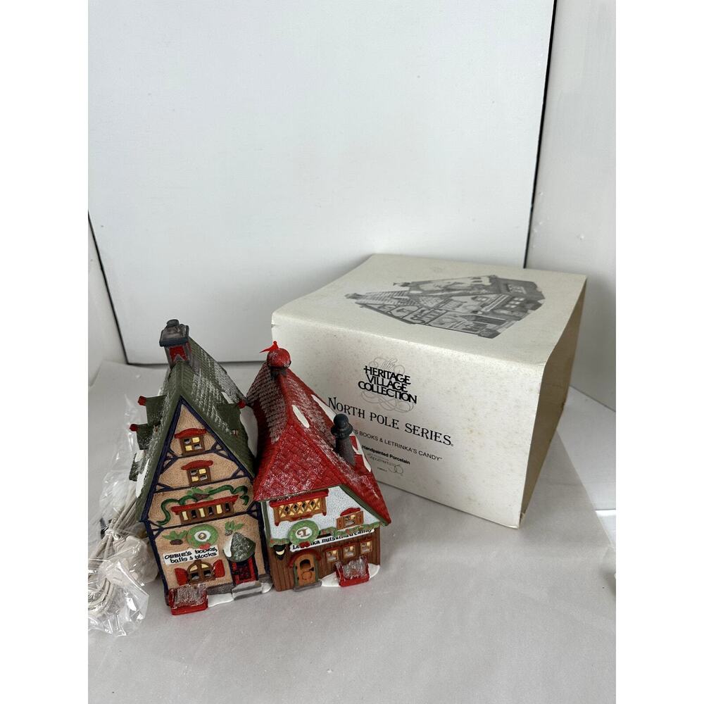Dept. 56 Obbie's Books Balls Blocks Letrinka's Nut Hard Candy #56243 Boxed